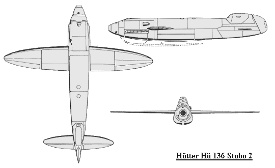 Hütter Hü 136 (Stubo 1 & 2) Luft '46 entry